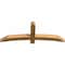 Ekena Millwork Bellingham Rough Sawn Timber Gable Bracket, Western Red Cedar, 60"W x 22"H x 4"D x 4"F, 9/12 Pitch GBW060X22X0404BEL00RWR - alternate 4